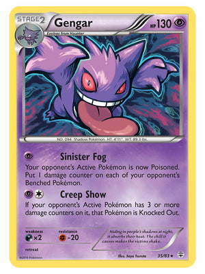 Pokemon - XY - Generations - Gengar - 35/115