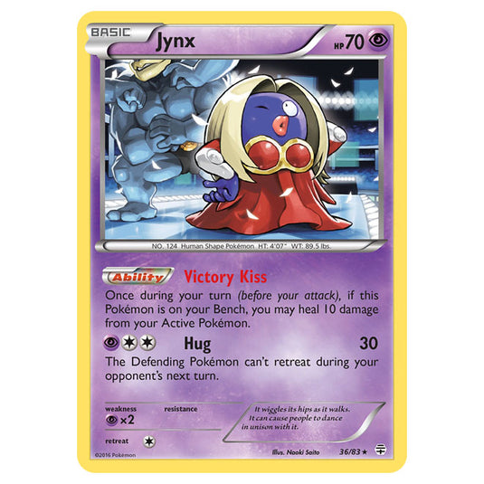 Pokemon - XY - Generations - Jynx - 36/115