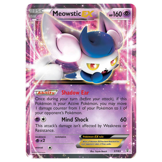 Pokemon - XY - Generations - Meowstic-EX - 37/115