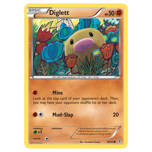 Pokemon - XY - Generations - Diglett - 38/115