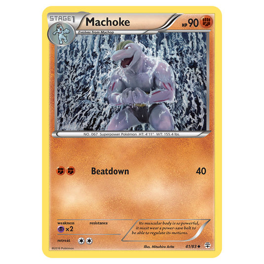 Pokemon - XY - Generations - Machoke - 41/115