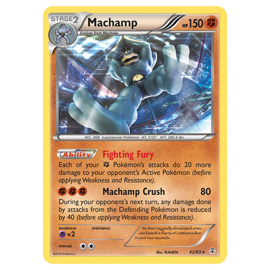 Pokemon - XY - Generations - Machamp - 42/115