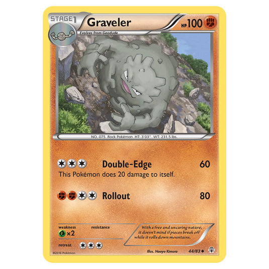 Pokemon - XY - Generations - Graveler - 44/115