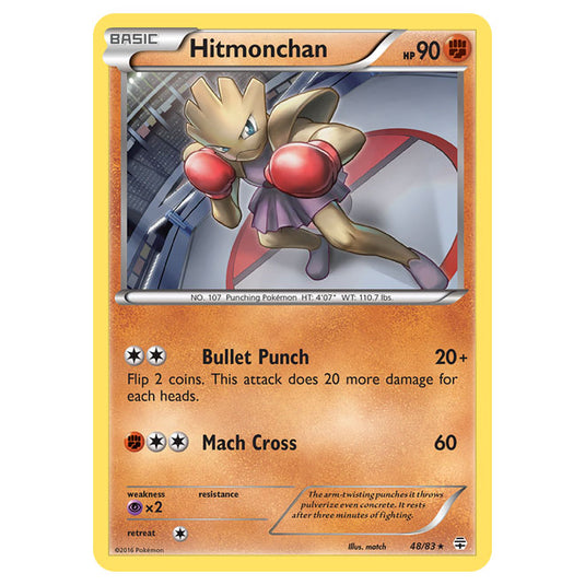 Pokemon - XY - Generations - Hitmonchan - 48/115