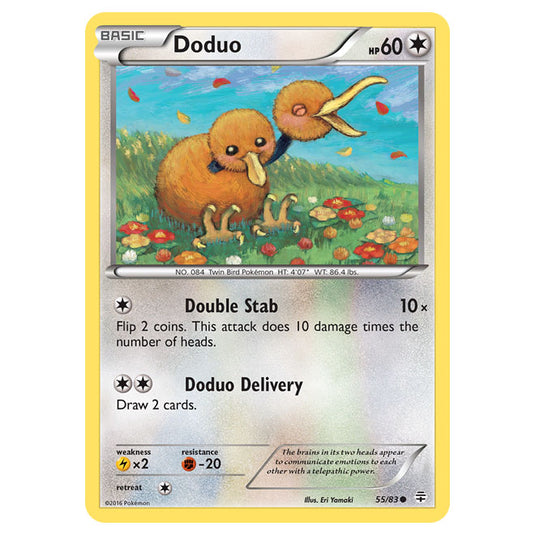 Pokemon - XY - Generations - Doduo - 55/115