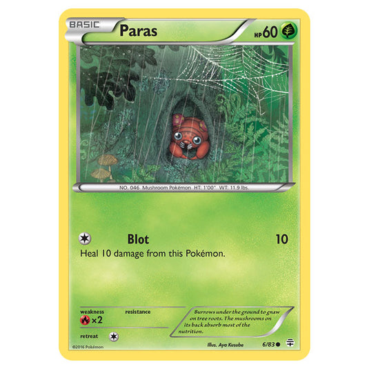Pokemon - XY - Generations - Paras - 6/115 Pokemon - XY - Generations - Paras - 6/115