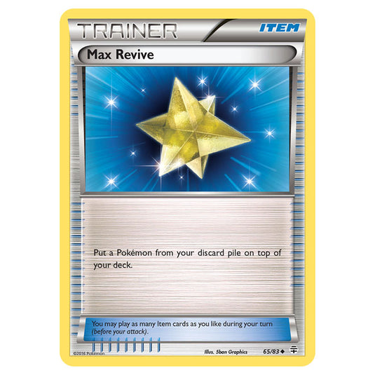 Pokemon - XY - Generations - Max Revive - 65/115