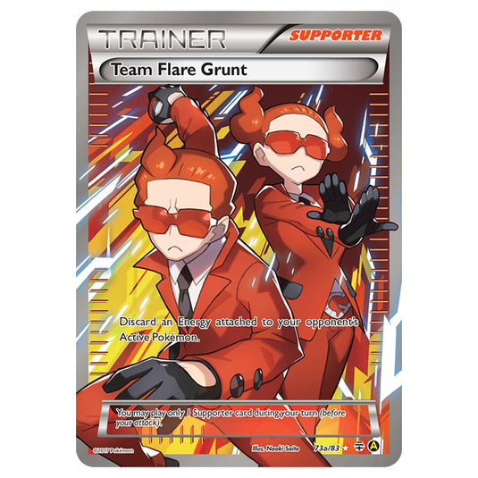 Pokemon - XY - Generations - Team Flare Grunt - 73a/115