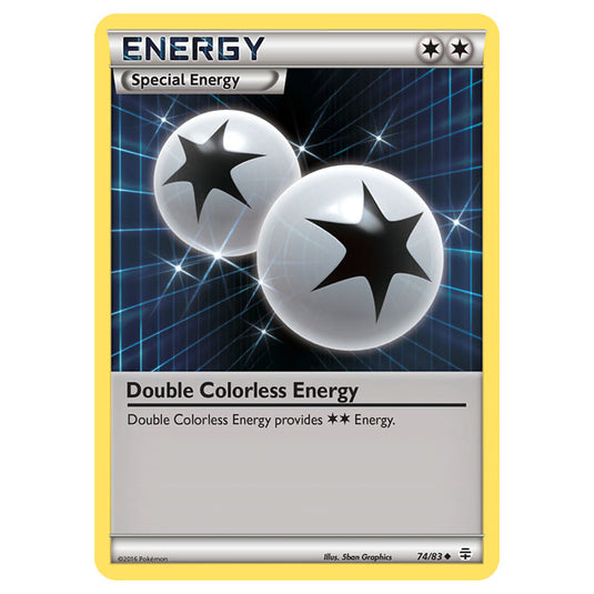 Pokemon - XY - Generations - Double Colorless Energy - 74/115