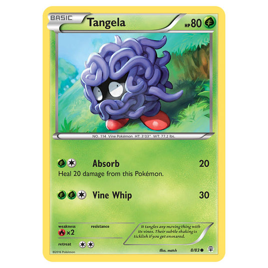 Pokemon - XY - Generations - Tangela - 8/115