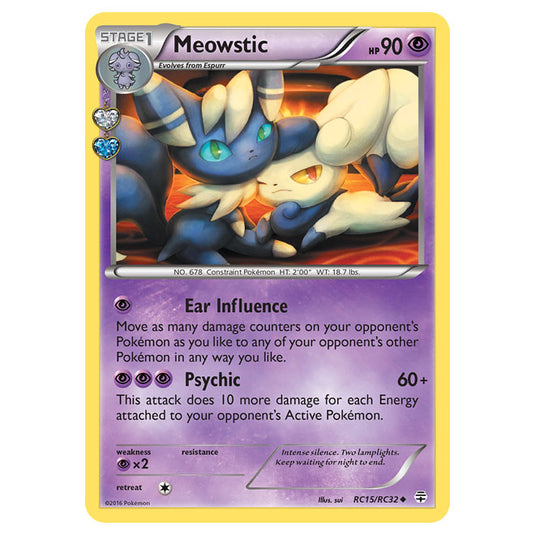 Pokemon - XY - Generations - Meowstic - RC15/115