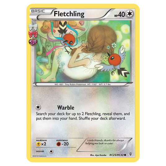 Pokemon - XY - Generations - Fletchling - RC25/115