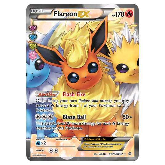 Pokemon - XY - Generations - Flareon-EX - RC28/115