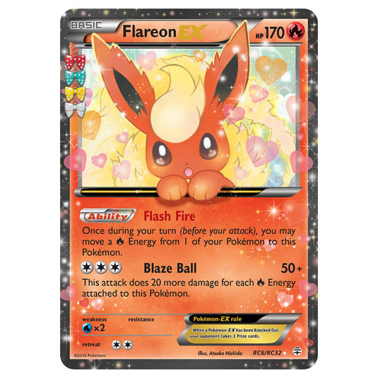 Pokemon - XY - Generations - Flareon-EX - RC6/115