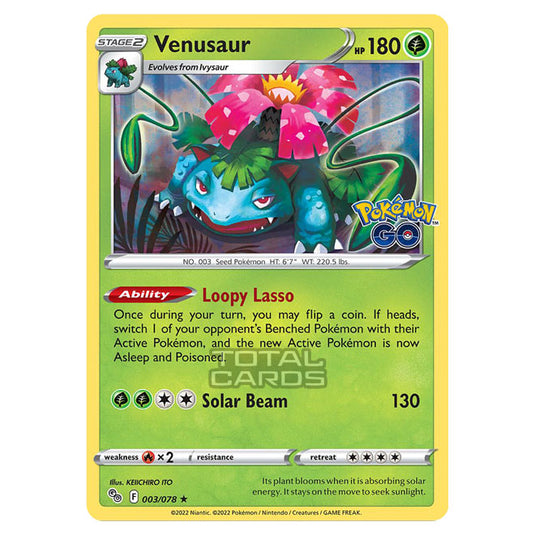 Pokemon - Sword & Shield - Pokemon Go - Venusaur - 003/78