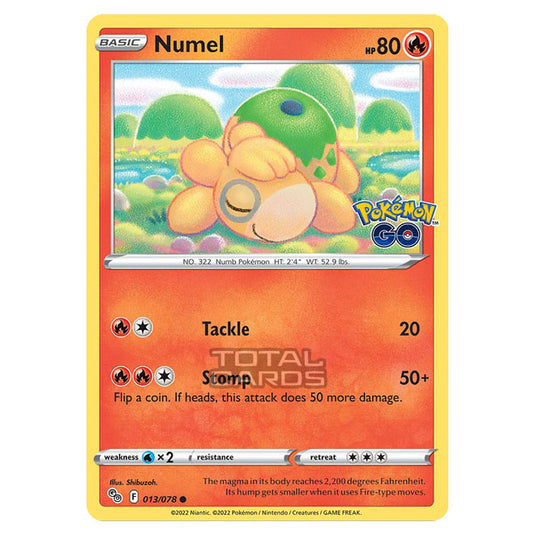 Pokemon - Sword & Shield - Pokemon Go - Numel - 013/78