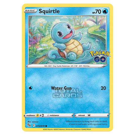 Pokemon - Sword & Shield - Pokemon Go - Squirtle - 015/78