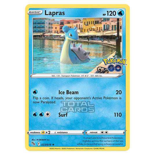 Pokemon - Sword & Shield - Pokemon Go - Lapras - 023/78