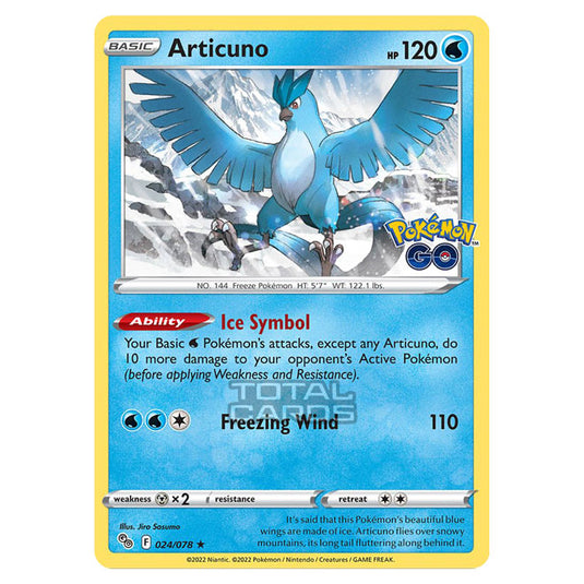 Pokemon - Sword & Shield - Pokemon Go - Articuno - 024/78