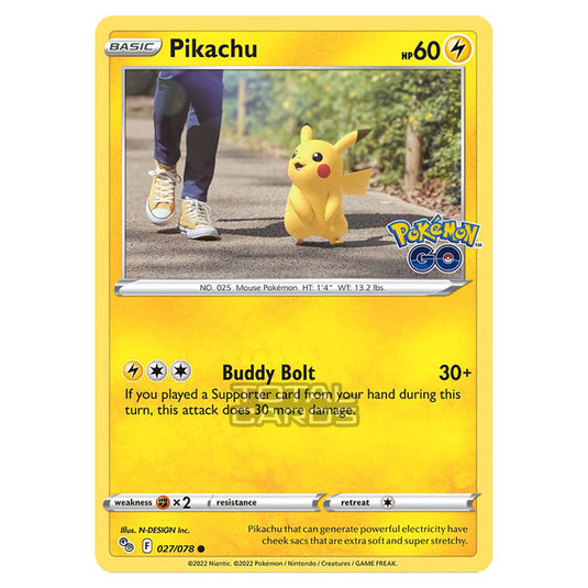 pokemon sword and shield pikachu card Pokemon - Sword & Shield - Pokemon Go - Pikachu