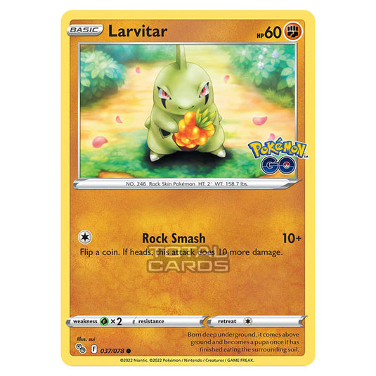 Pokemon - Sword & Shield - Pokemon Go - Larvitar - 037/78