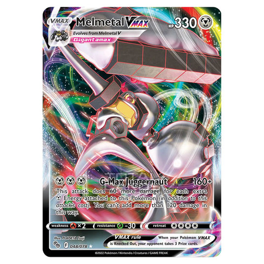 Pokemon - Sword & Shield - Pokemon Go - Melmetal VMAX - 048/78 Pokemon - Sword & Shield - Pokemon Go - Melmetal VMAX - 048/78
