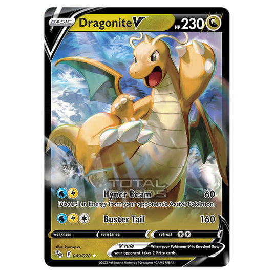 dragonite v pokemon go card (Full Art) 76/78 Price 2026 Colorless Rule Psa 9 Pokemon Go DRAGONITE