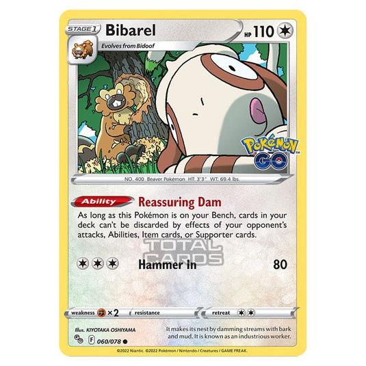 Pokemon - Sword & Shield - Pokemon Go - Bibarel - 060/78