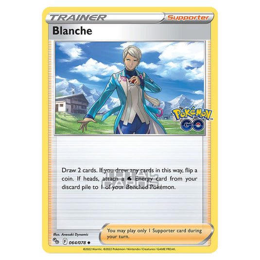 Pokemon - Sword & Shield - Pokemon Go - Blanche - 064/78