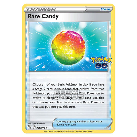 Pokemon - Sword & Shield - Pokemon Go - Rare Candy - 069/78