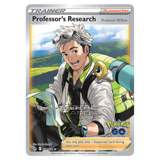 Pokemon - Sword &amp; Shield - Pokemon Go - Professor's Research (Professor Willow) - 078/78