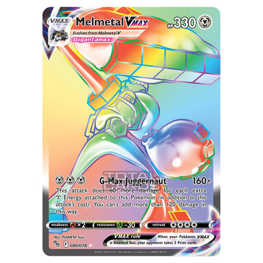 Pokemon - Sword & Shield - Pokemon Go - Melmetal VMAX - 080/78