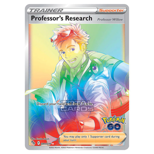 Pokemon - Sword & Shield - Pokemon Go - Professor’s Research (Professor Willow) - 084/78