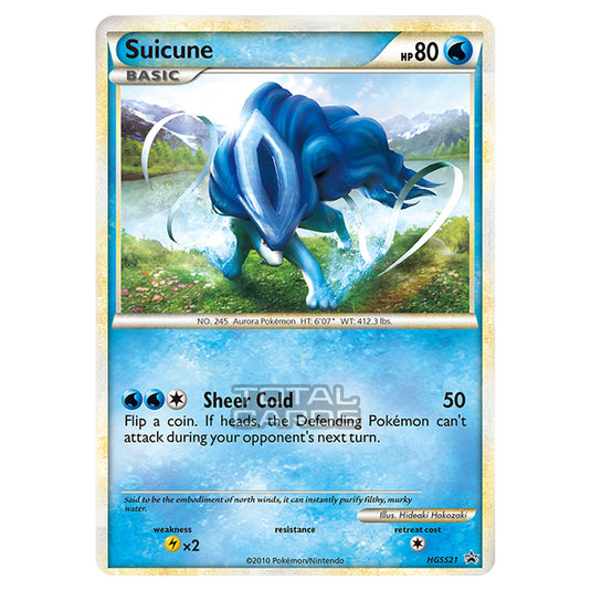 Pokemon - HeartGold & SoulSilver - HGSS Black Star Promos - Suicune - HGSS21