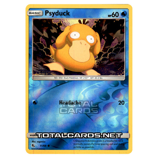 Pokemon - Sun & Moon - Hidden Fates - Psyduck - 11/68 - (Reverse Holo)