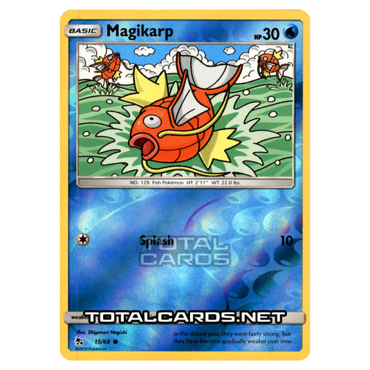 Pokemon - Sun & Moon - Hidden Fates - Magikarp - 15/68 - (Reverse Holo)