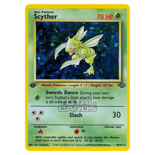 Pokemon - Jungle - Scyther - 10/64 Pokemon - Jungle - Scyther - 10/64