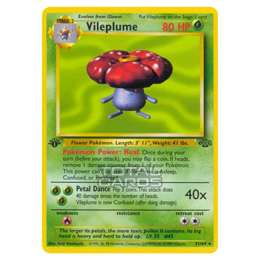 Pokemon - Jungle - Vileplume - 31/64