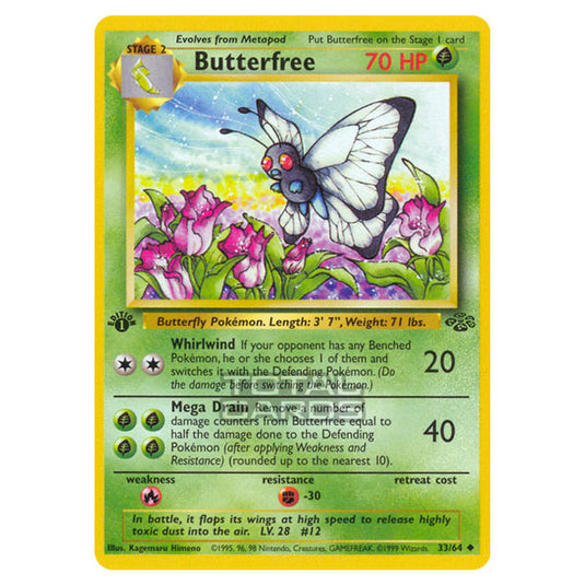 Pokemon - Jungle - Butterfree - 33/64