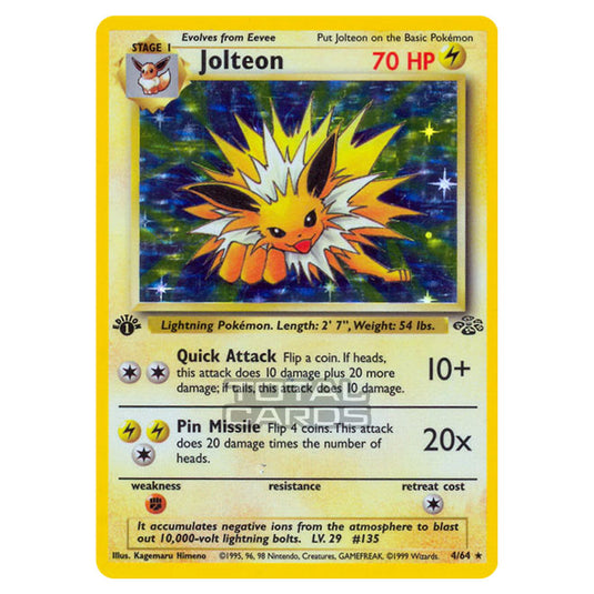 Pokemon - Jungle - Jolteon - 4/64
