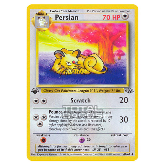 Pokemon - Jungle - Persian - 42/64