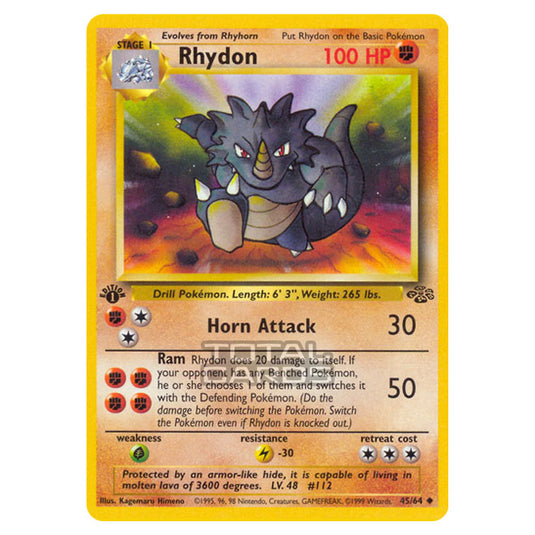 Pokemon - Jungle - Rhydon - 45/64