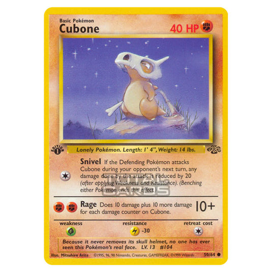 Pokemon - Jungle - Cubone - 50/64