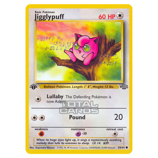 Pokemon - Jungle - Jigglypuff - 54/64