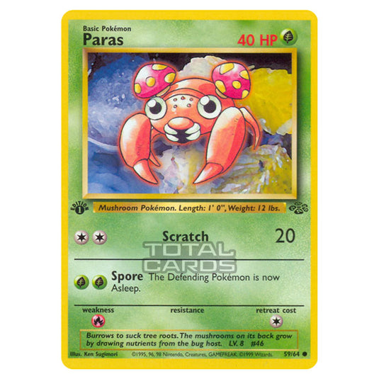 Pokemon - Jungle - Paras - 59/64