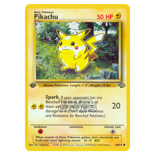 Pokemon - Jungle - Pikachu - 60/64