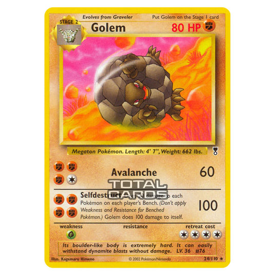 Pokemon - Other - Legendary Collection - Golem - 24/110