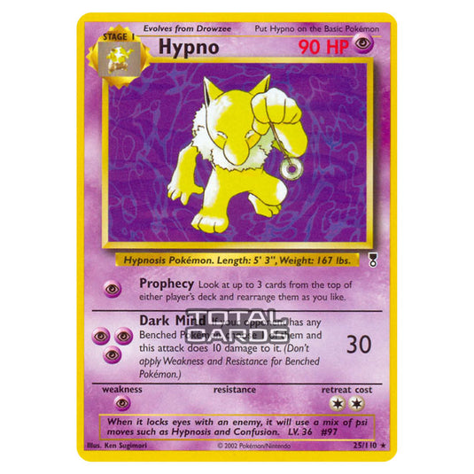 Pokemon - Other - Legendary Collection - Hypno - 25/110