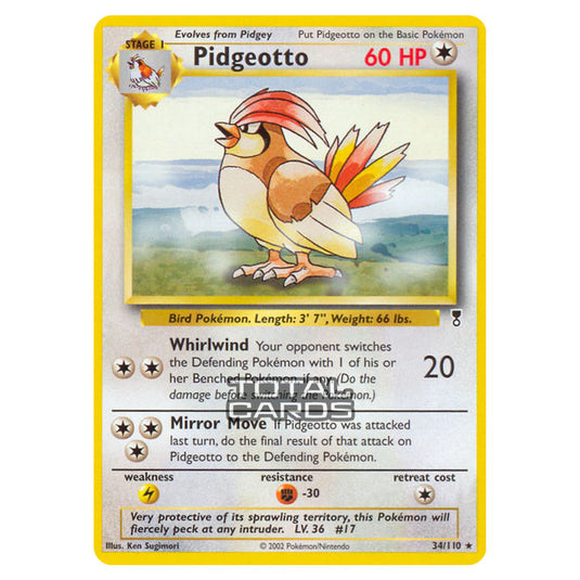 Pokemon - Other - Legendary Collection - Pidgeotto - 34/110