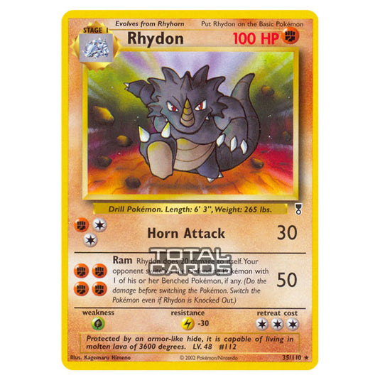 Pokemon - Other - Legendary Collection - Rhydon - 35/110